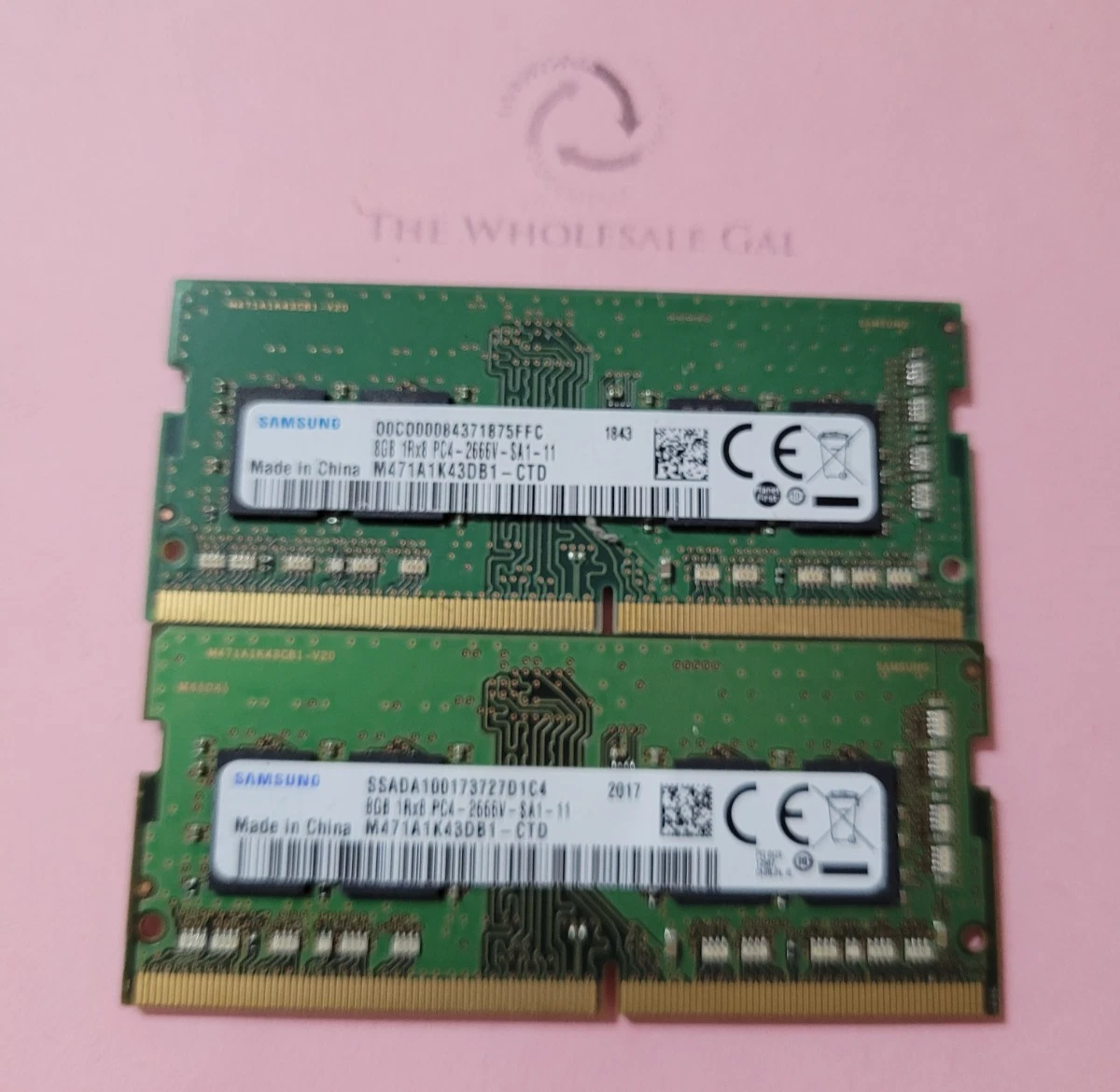 Samsung PC4-21300 (DDR4-2666) Bus Speed Computer RAM 8 GB Capacity