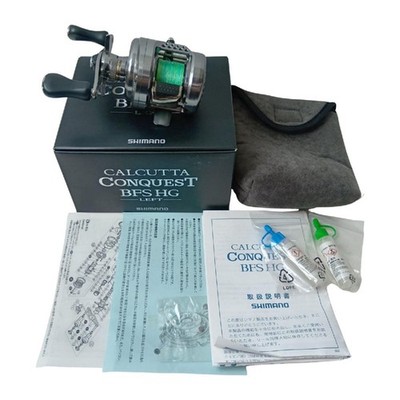 SHIMANO 03676 17 Calcutta Conquest BFS HG-L Baitcasting Reel #QY2KPF
