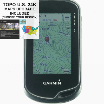 Garmin Oregon 750T Handheld GPS with Built-In Camera - 010-01672