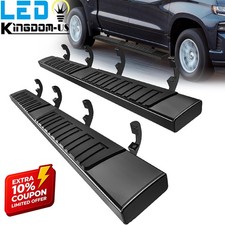 Running Boards For 19-26 Silverado Sierra 1500 Crew Cab 6 Nerf Bars Side Steps