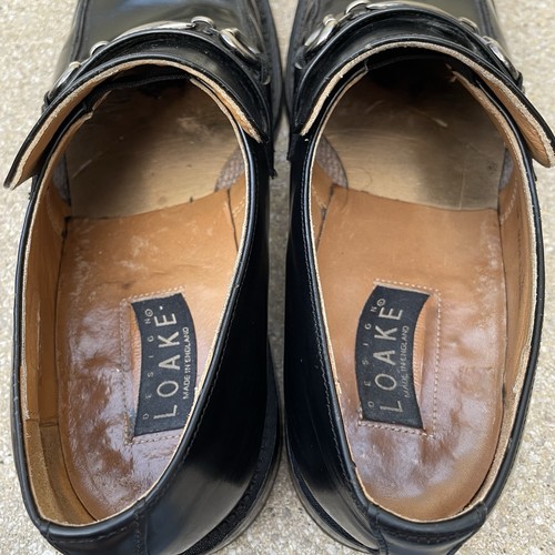 Loake Design Crow Loafer Shoes Men's UK 10 Black Leather Slip-On Smart Dress - Picture 19 of 22