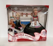 Vintage 1999 Kid Kore Jodi Katie Kelsey Winter Wonderland Sisters at Home NIOB