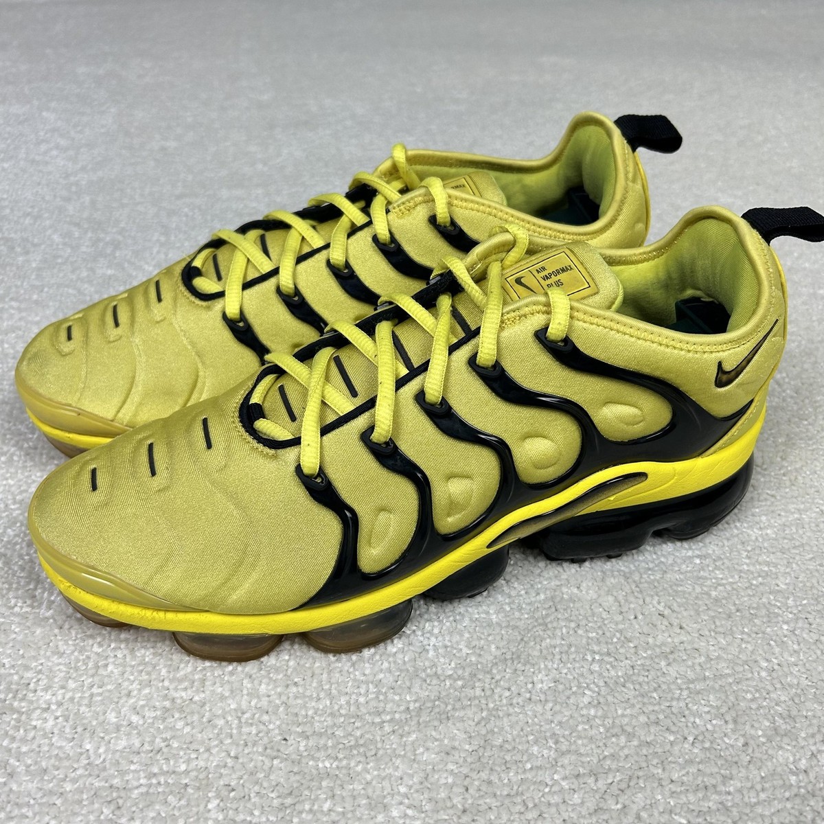 Nike Air Vapormax Plus Shoes Mens 10 Bumblebee Yellow Black Gym Running  Sneakers