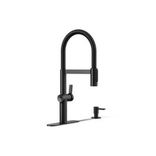 Kohler Koi R26735-SD-BL Semi-Pro Matte Black Kitchen Faucet w/ Soap Dispenser