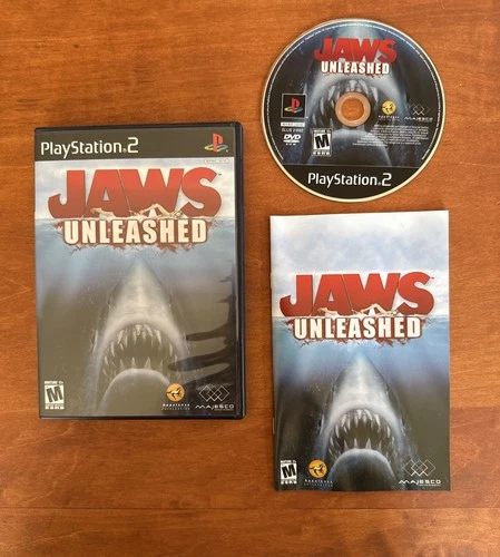 Jaws Unleashed (Playstation 2, PS2) PRISTINE CIB Complete & Tested - Ships Fast
