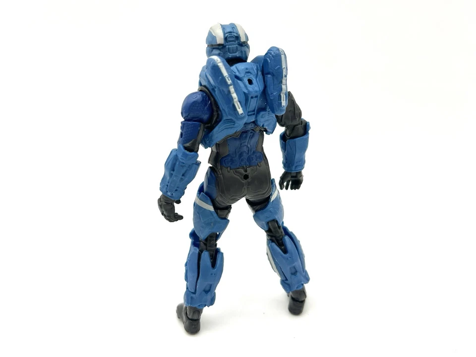 Figura de acción Mattel Halo Spartan Air Assault 6” armadura azul suelta UNSC Foto 4 de 4
