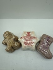  3 Pacha Peaces SOAP Gift Set Froth Bomb Spice Pine Peppermint Gingerbread Man