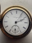 New ListingElgin Pocket Watch US 6s 16J Tri-Color S/N: 6577804 GF Full Hunter 43mm c. 1897
