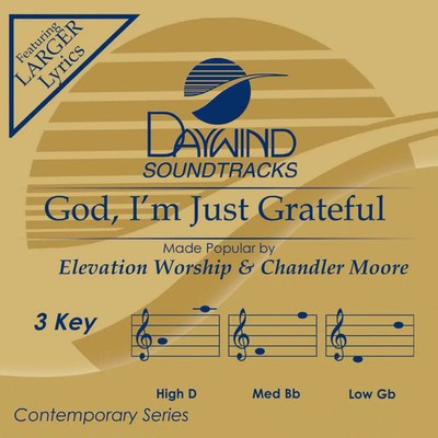 God I'm Grateful Elevation Worship Accompaniment CD (READ DESCRIPTION) New CD