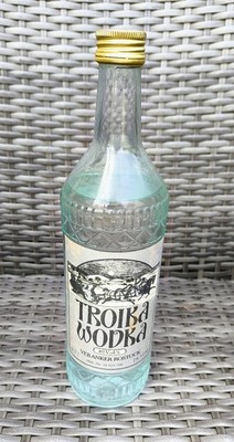 Rarität: Troika Wodka 80er VEB Anker Rostock 0,7L Vodka aus der DDR