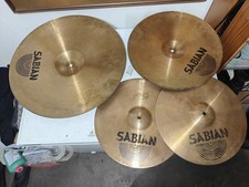 Sabian B8 Hi Hat And Other Cymbal 16" And 20" Not Sure If Other Are B8 Read Desc