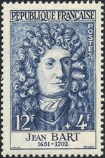 France num Yvert 1167 ** MNH Jean Bart Année 1958