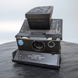 Polaroid SX 70 Alpha 1 SE Land Camera Folding Instant Untested AS IS As
