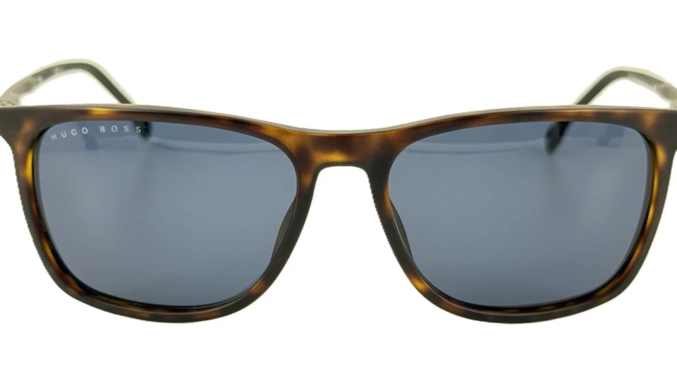 Gafas de sol Hugo Boss 1249S de plástico para hombre 0N9PKU mate Habana con lentes grises 56-16 Foto 2 de 4