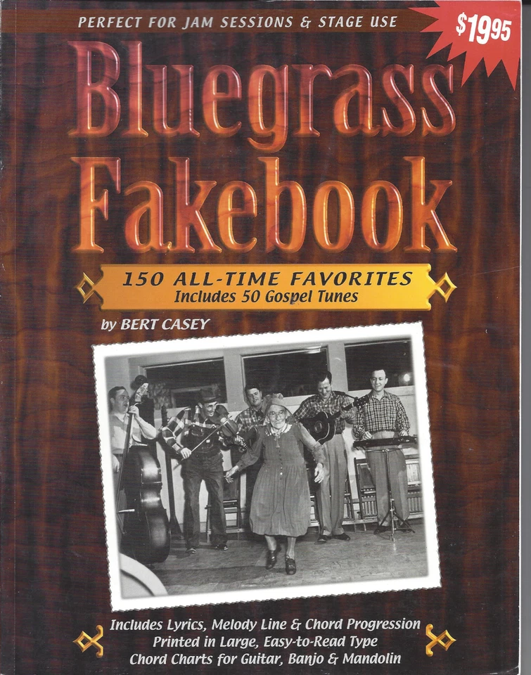 Bluegrass Fakebook 150 All Time Favorites for Guitar Banjo and Mandolin - Photo 1/1