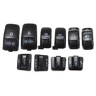 10x Handlebar Control Switch Buttons Caps For Harley Touring Electra Road Glide
