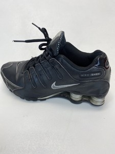 nike shox prata e preto