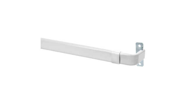 Double Lock-Seam Adjustable Curtain Rod