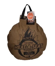 “NEW”Therm-A-SEAT Heat-a-Seat Insulated Hunting Seat Cushion/Pillow - Brown