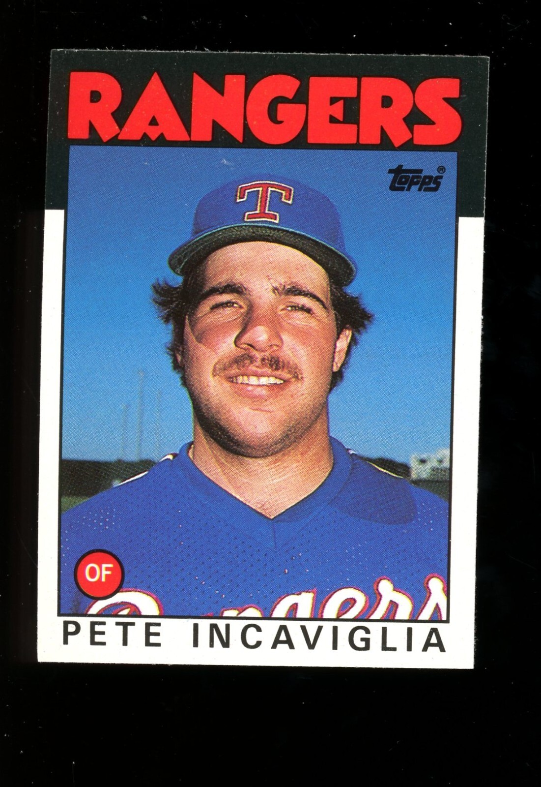 1986 Topps Traded #48T Pete Incaviglia Texas Rangers RC Rookie Card QTY