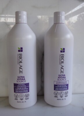 DUO MATRIX BIOLAGE Hydra Source Shampoo & Ultra Conditioning Balm 33.8 OZ