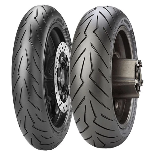 TYRE PAIR PIRELLI 120/70-13 53P + 130/70-13 63P DIABLO ROSSO SCOOTER