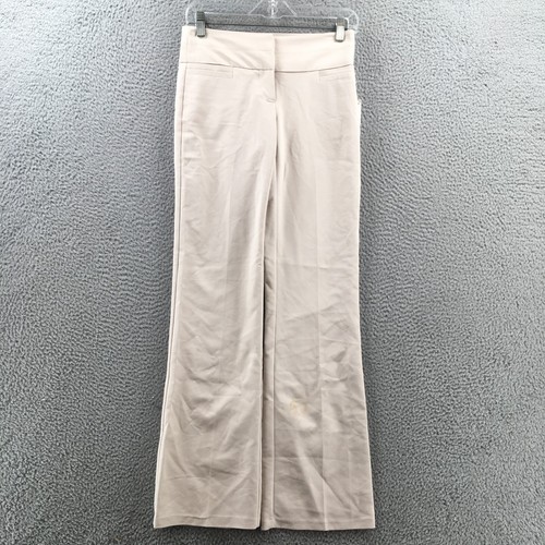 Xoxo Bootcut Trouser Dress Pants Womens 0 (Actual 29X32) Beige Low Rise Zip NEW - Picture 1 of 20