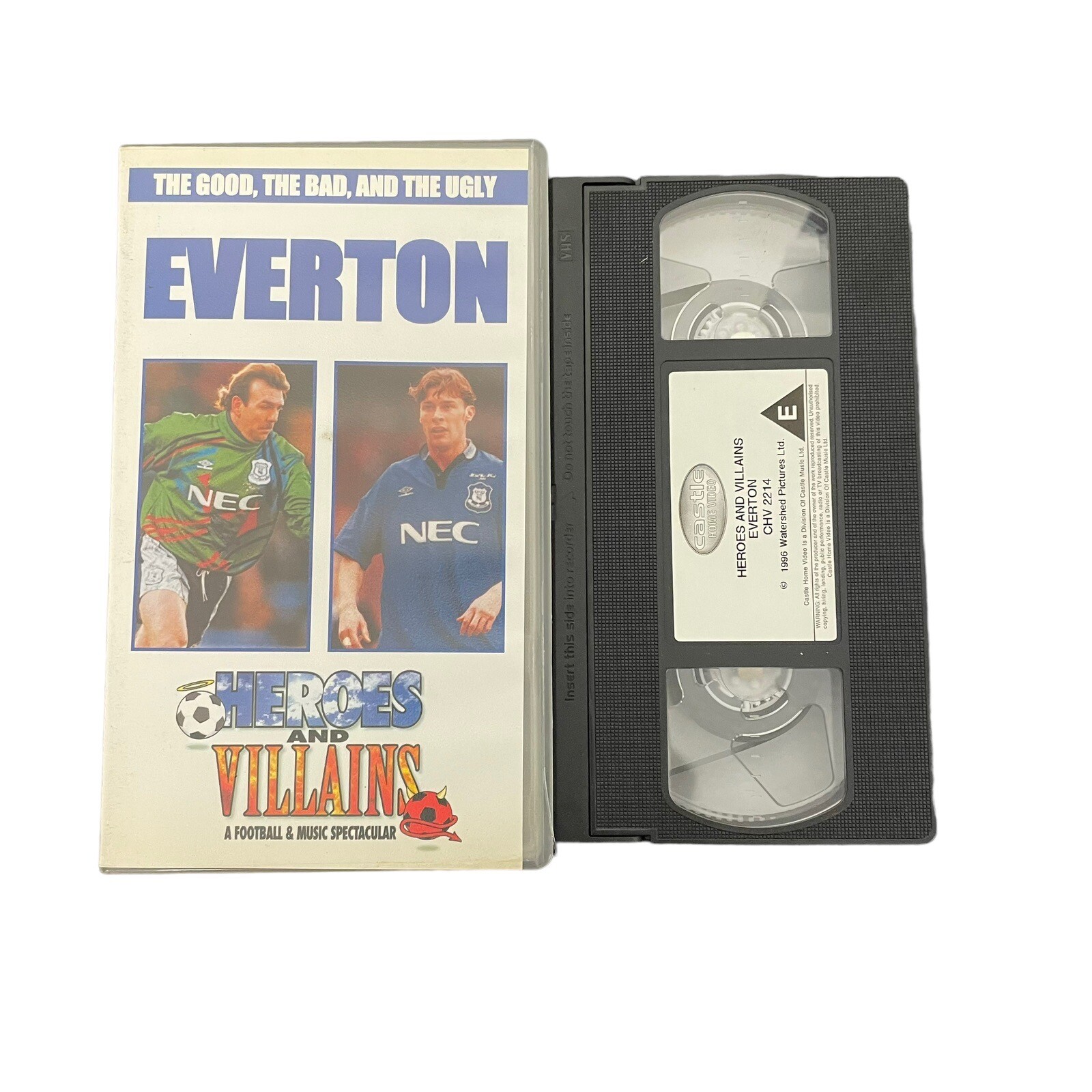 EVERTON Football Club - Heroes and Villains - The Good Bad Ugly VHS Video Tape
