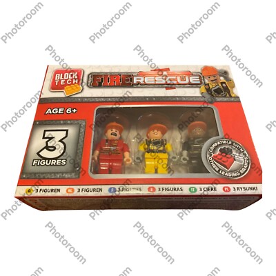 Block Tech Feuerwehr Figuren.