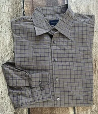 SCOTT BARBER HOUNDSTOOTH CHECK MULTI MENS SIZE LARGE EXCELLENT CONDITION