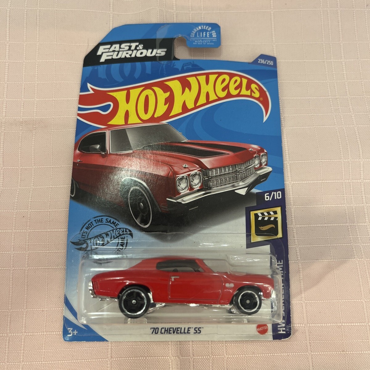 FAST&FURIOUS DOMs Chevelle SS！ ワイルドスピード Hot Wheels FAST FURIOUS Movie Dom's Red Chevy 1970 Chevelle SS