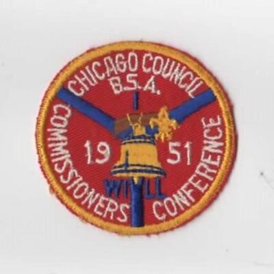 1951 Commissioners Conference Chicago Council YEL Bdr. (SEWN) [CHI-250]