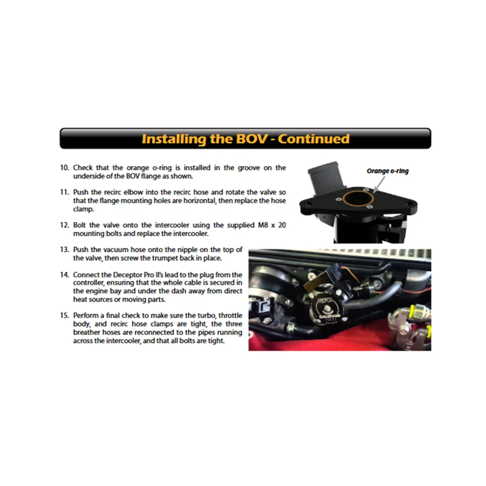 Válvula de soplado motorizada Go Fast Bits Deceptor Pro II TMS para Subaru WRX STI, XT Foto 4 de 4