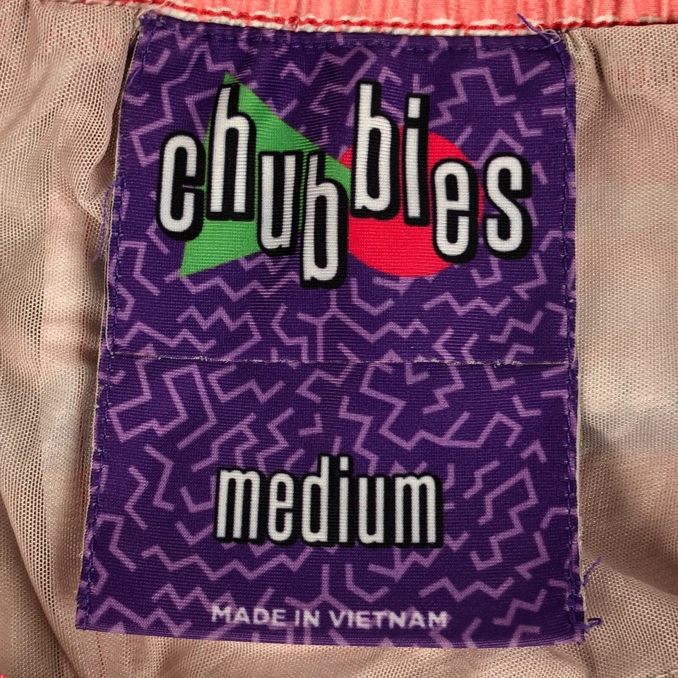 Chubbies мужской плавки Med оранжевый синий парусный принт шнурка сундуков - Изображение 3 из 4