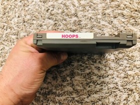 Hoops NES Game 1989 complete Jaleco Game Cartridge Only Tested