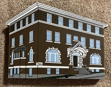 1999 The Cat’s Meow Old YMCA Building Mount Vernon OH Signed Faline #14/200