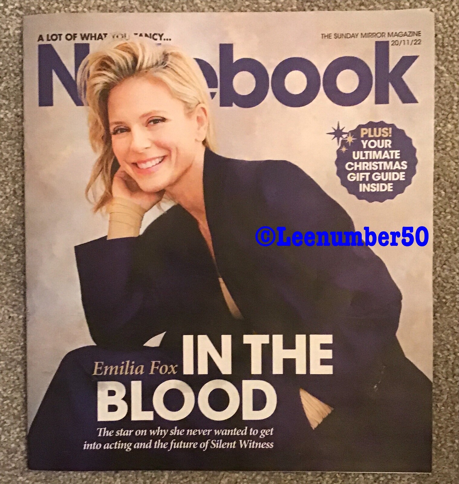 Notebook Magazine with Emilia Fox and Frankie Bridge 20 November 2022 UK Edition-image