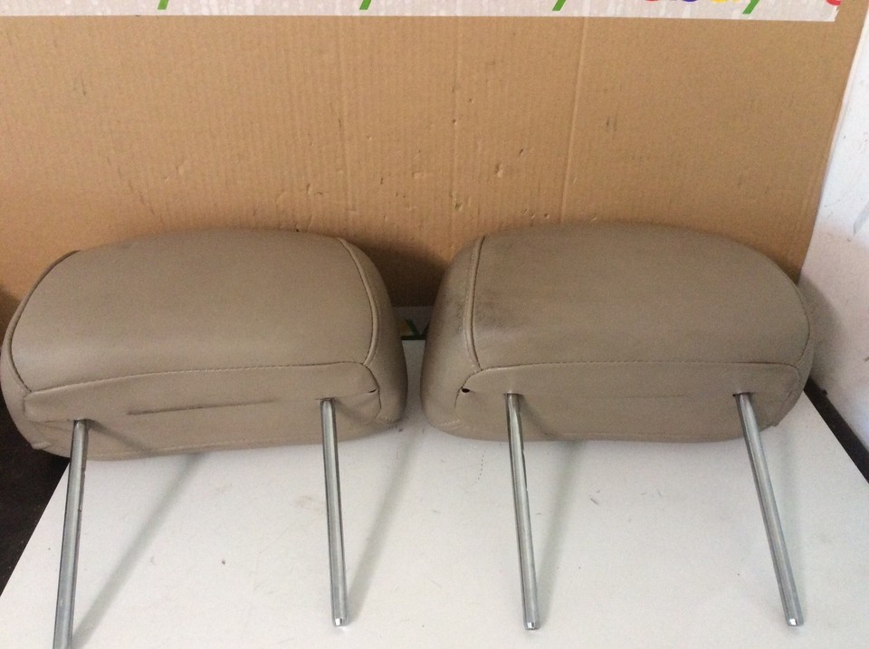 99-03 ACURA TL FRONT SEAT PAIR HEADREST HEADRESTS OEM TAN BEIGE | eBay