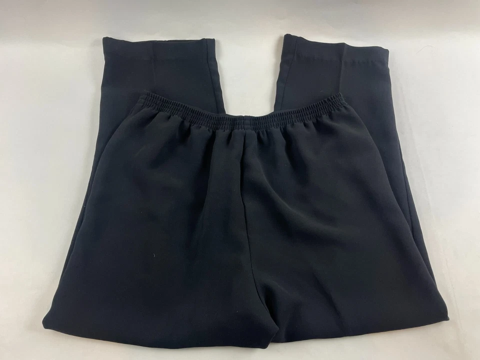 Alfred Dunner Pants Women's Size 16 Black Dress Pants Pull On High Rise Stretch - Image 2 of 4