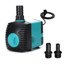 Submersible Pump Ultra Quiet Water Pump with Fountain Pump for Fish Tank, Pond