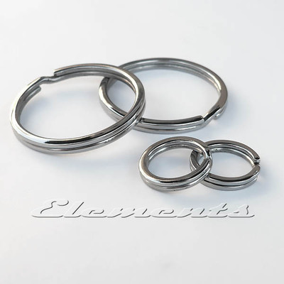 Superior Quality Strong Steel Split Rings Key Rings Nickel Plated | eBay UK