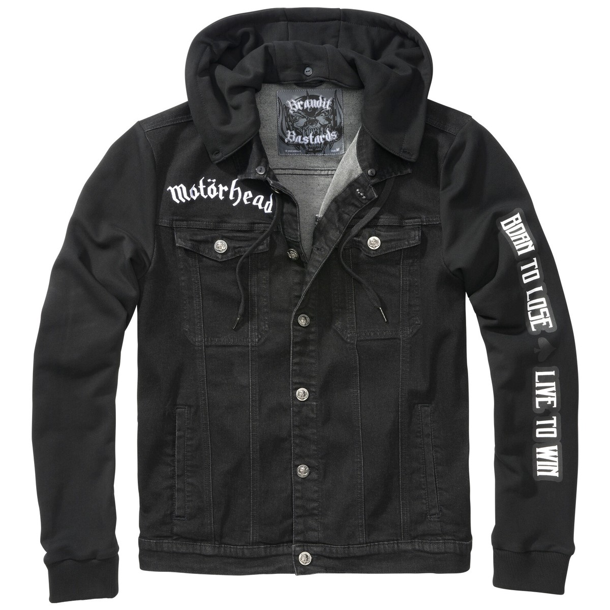 Brandit Motörhead Cradock Denim Jacket Rock Band Metal Music Merch
