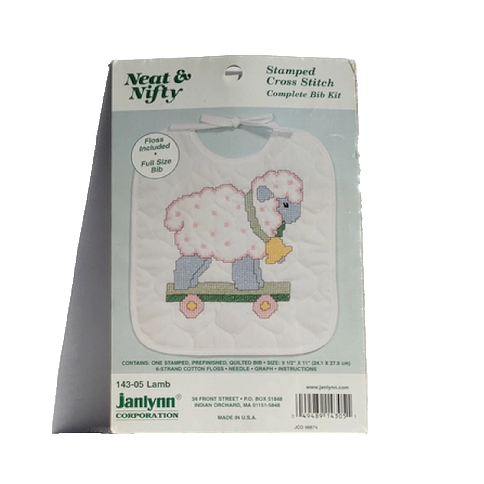 Stamps Bib Cross Stitch Kits