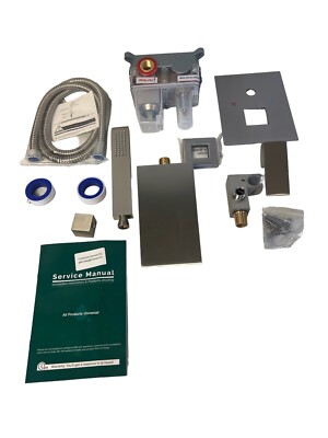 Shower Faucet System Set Chrome  Rainfall Shower Head Mixer Tap with Valve
