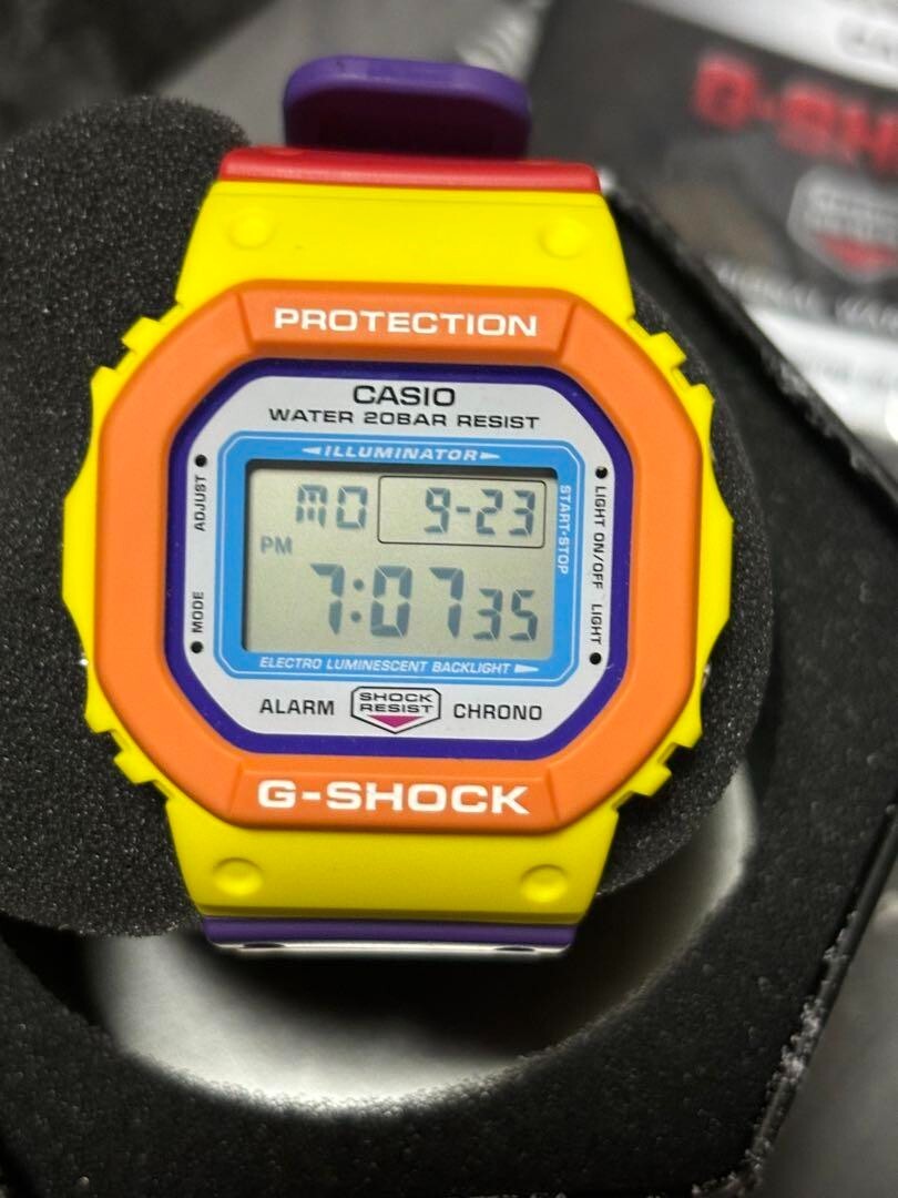 G-SHOCK Casio Digital Watch Purple Orange DW-5610DN-9JF From G-SHOCK Casio Digital Watch Purple Orange DW-5610DN-9JF From