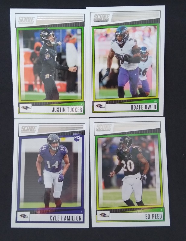Baltimore Ravens Modern Football Card Lot. Rookies And Veterans. NFL Cards