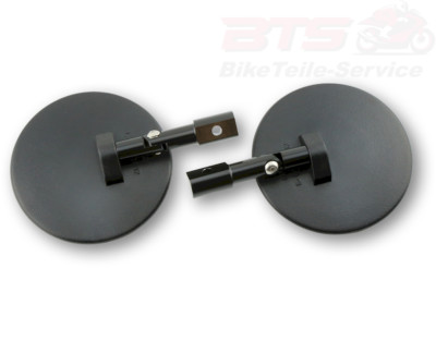 Lenker Endspiegel Fahrrad - 1 Paar Weitwinkel Spiegel Mit Schutzabdeckung Für Mehr Sicherheit