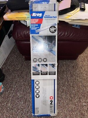 Kreg KMA2750 Accu-Cut Expansion Pack -Circular Saw Track Guide Rail add 50''