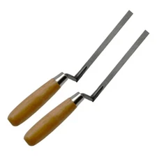 2Pcs Pointing Trowel with Handle Mortar Repair Tool Tuck Pointing Tool