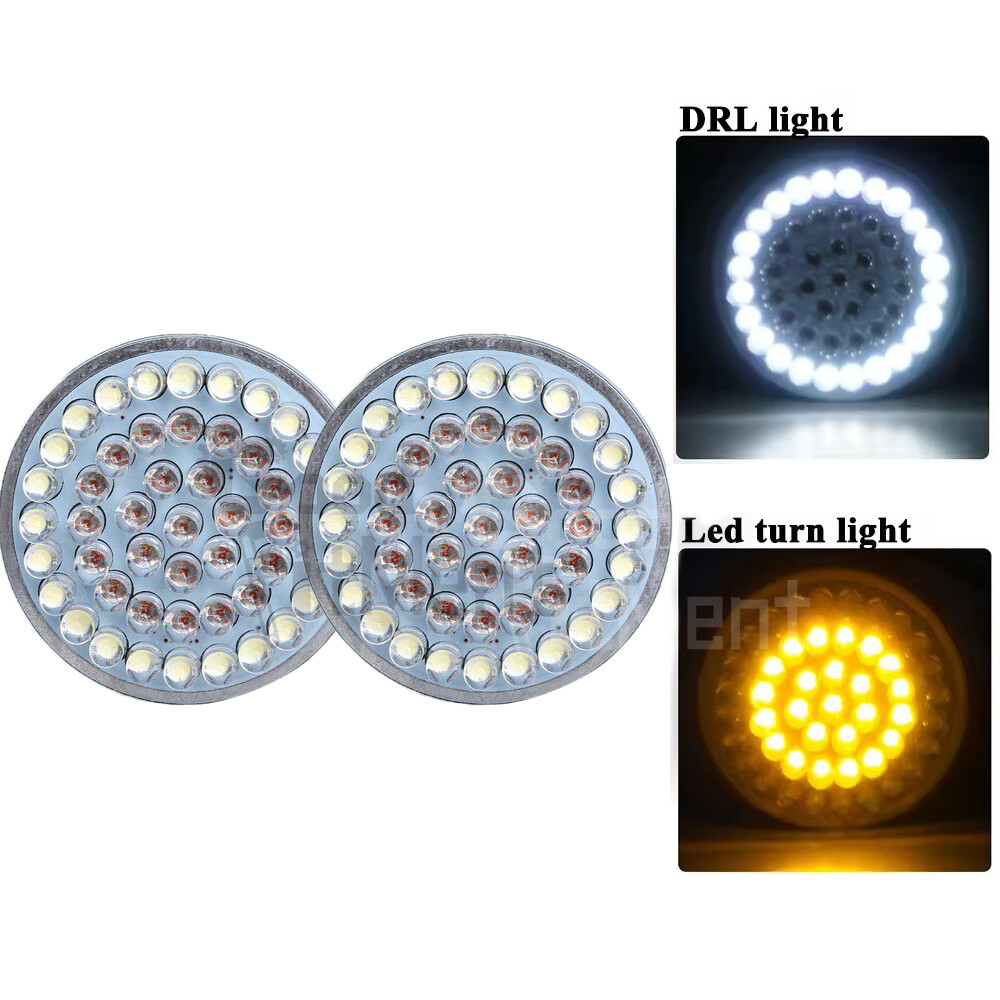 Sequential Led Turn Signals, 1157 Front + 1156 Rear Blinkers with Smoked Lens Compatible with Harley Sportster Softail Street Glide Road King Cruiser Turing Sequential Led Turn Signals, 1157 Front + 1156 Rear Blinkers with Smoked Lens Compatible with Harley Sportster Softail Street Glide Road King Cruiser Turing